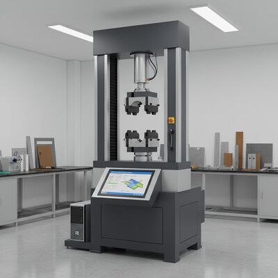 เครื่องทดสอบความยืดหยุ่นที่มีช่วงแรงทดสอบ 0.5-500kN ความแม่นยําความเร็วการทดสอบ ± 0.5% และความกว้างการทดสอบสูงสุด 650 มม.สําหรับการวิเคราะห์วัสดุ